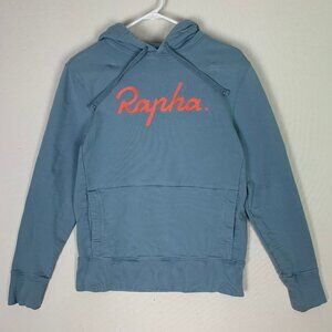 Rapha Logo Pullover Hoodie Men's Small Blue